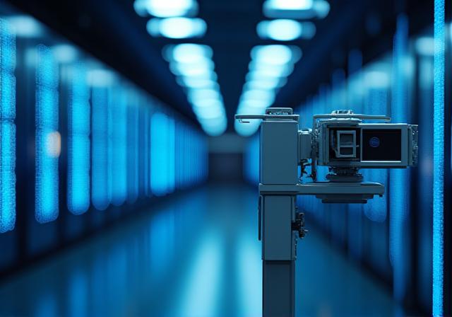 Современная метеорологическая станция и центр обработки данных